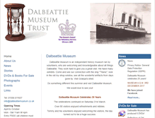 Tablet Screenshot of dalbeattiemuseum.co.uk